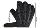 Skeleton Fingerless Half-finger Tactical Gloves Motorcycle Driving Gloves Riding