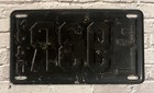 1940 New Jersey Heavy Steel License Plate El 93r