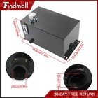 Findmall Hydraulic Reservoir Oil Tank Fuel Tank 10 Gal Steel Filter  Tank Gauge