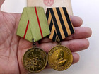 Soviet Medals For Defense Of Stalingrad  Victory Over Germany Wwii Document Ussr