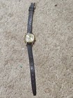 Vintage Timex Watch Womens Runs Good Time Manual Wind Leather Strap      B10