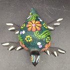 Hand Painted Mexican Alebrije Turtle Folk Art Signed Oaxaca