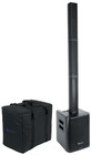 Rockville Dj Package W   2  Titan Portable Array Speakers microphone led Fogger