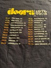The Doors 1970 Tour Shirt Repro 2xl Heavy Black Cotton Jim Morrison Psych Lid