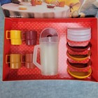 Vintage Tupperware Toys Mini Serve-it Play Set 1987 Tuppertoys In Box 9 Piece