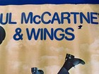 Rare Vintage 1976 Paul Mccartney   Wings Promo Poster Catalog 24x35in Beatles