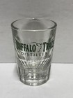 Buffalo Trace Distillery Shot Glass Heavy Glass Green Writing