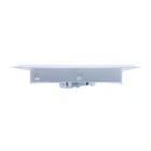 9-3 4 In  X 4 In  Steel Floor Register With 7 8 In  Drop In White