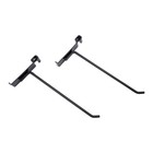 Sswbasics 8 Inch Black Peg Hook For Wire Grid - 50 Count