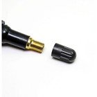 8 Pack Black Plastic Tire Valve Stem Caps     Universal Long Air Valve Covers Wit
