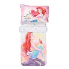 Little Mermaid Multicolored 3 Piece Toddler Bedding Set For Kids