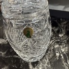 Vintage Waterford Crystal Pineapple Biscuit Barrel W  Lid Ireland 8 25  Tall