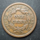 1841 Braided Hair  Large Cent     nice      Free Shipping C0052