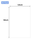 50 Pack 12x18 White Frame Backing Boards Photo Art Print Backer Sheets Craft