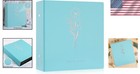 Stunning Teal 4x6 Photo Album - Holds 1000 Vertical   Horizontal Pictures