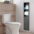 Recessed Toilet Paper Holder In-wall Tissue Toilet Roll Holder