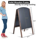40  Wood A-frame Chalkboard Sign Menu Board Sidewalk Wedding Signage