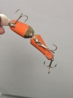Old Vintage Antique  Hand Carved Made Painted Wood Folk Art Fishing Lure Plug