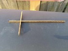 Vintage Brass Cross 10    X 5   Hanging Wall Decor