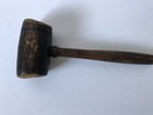 Antique Wooden Mallet Letterpress Printers Primitive Hammer 12  Long