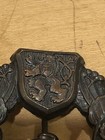Czechoslovakian Wwi Bronze Tank Breast Badge Original Patina Rare 60 X 52 Mm 