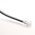 12ft Coil 4p4c Rj22 Telephone Handset Receiver Cord Phone Cable Black