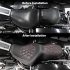 Two-up Thicker Driver Passenger Seat For Harley Road King Flhr Flhrc 1997-07 Us 