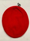 Bsa  Vintage Official Red Wool Beret  Size Large  7 1 8     7 1 2 