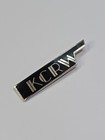 Kcrw Lapel Pin Black   Silver Colors Pbr Radio Station Santa Monica College