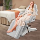 Hydraulic Facial Table Tattoo Chair Adjust Salon 360   Massage Bed Beauty White