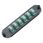 10pack Cch-cp12-e4 Compatible Fiber Adapter Panel 12 Ports Lc Mm Om3 Om4 10 Gig