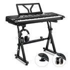     donner Piano Keyboard Z Stand With Wheel Heavy-duty Adjustable Portable