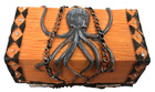 Seven Seas Pirates -  Buccaneer Octopus Treasure Chest Bundle With Doubloons