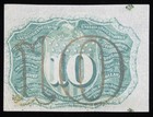 2nd Issue 10 Cents Washington Fractional Currency Choice Au-uncirculated  9