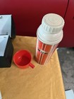 Vintage-american Thermos Co  Usa- Black Metal  v  Lunchbox W icy Hot Thermos