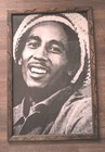 Vintage Bob Marley Photo Print On Board Framed 24  X 36  Poster Size