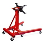 2000 Lb Folding Engine Stand 360   Rotating Head Heavy Duty Steel 6 Wheels