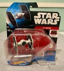 Hot Wheels Star Wars Diecast Spacecraft Lot Falcon Tie Rey s Speeder Stand