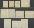 Aden-kathiri Sc 1-11 1942 Scenes Complete Set Og Mint Hinged