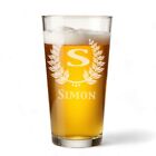 Personalized Engraved Beer Pint Glass  Laser Engraved  Lovers Gift Glass 16 Oz