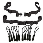 2x Backpack Chest Strap Heavy Duty Adjustable Backpack Sternum Strap Chest Belt