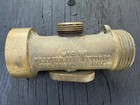 Vintage Brass Forester Fire Hose Line T Valve Western Fire Equip San Francisco
