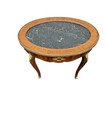 66766   Louis Xv Marble Top Coffee Table Stand With Bronze Ormalu