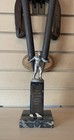 Antique Vintage Horseshoe Set With 1956    doubles Champion    Horseshoe Trophy