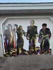 Universal Movie Monster Vintage Lifesize Cardboard Rare Set Of 4wolfman Dracula