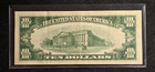 1934 Series D  10 Blue Seal Silver Certificate