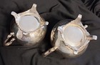 Set Of Vintage Oneida Usa Silverplate Open Sugar Bowl   Creamer No Lids