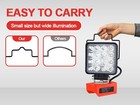 Led Work Light     - 24w Portable Task Lighting  Beam Angle For Large Workspaces