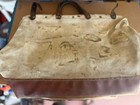 Vintage Klein Tools Canvas Leather Tool Bag 5102-16 Lineman Distressed