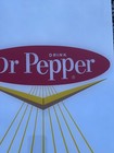 Vintage Dr  Pepper    pepper-upper    Arcrylic Advertising Soda Sign 13x22 5     Rare